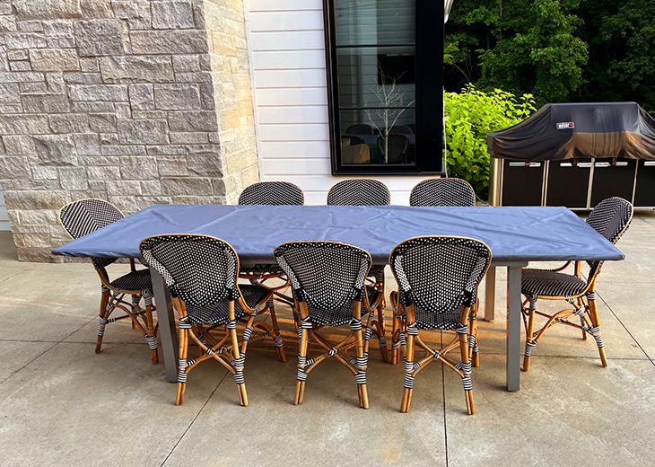 outdoor table cover tutorial